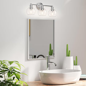Espird vanity light can be mounted up or down for flexibility