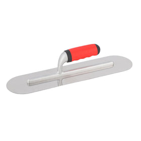 ESreake Large 16x4 trowel blade close-up for smooth concrete work
