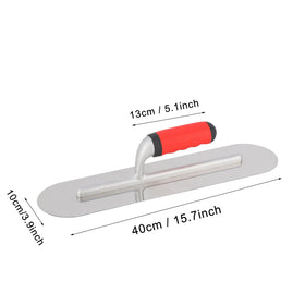 ESreake trowel with soft-grip handle for comfortable extended use
