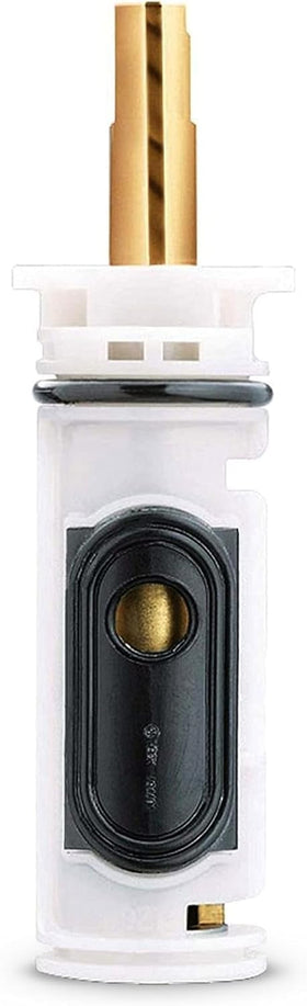 Essential Values Moen 1222 cartridge front view for quick replacement and reliable flow.