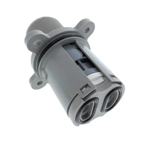 Essential Values cartridge finish under inspection signals reliable performance for daily showers.