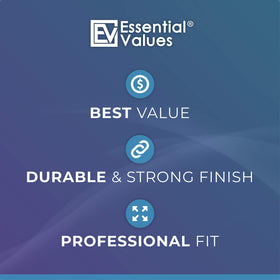 Essential Values packaging shows installation-ready cartridge for quick replacements.