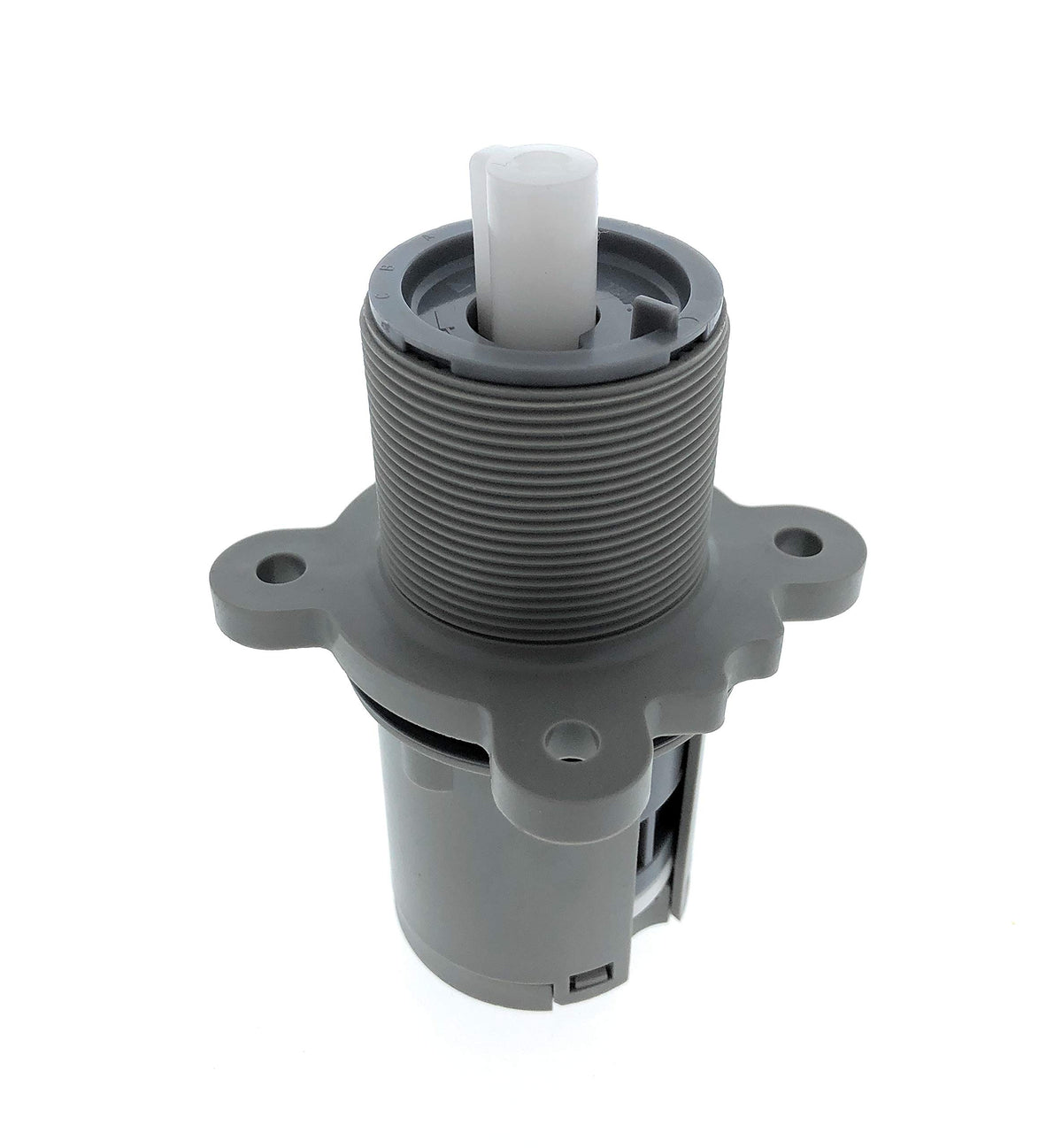 Essential Values Pfister 0X8/JX8-compatible cartridge side view highlighting a durable finish.