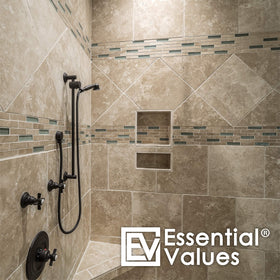 Essential Values support and 6-month warranty notice provides buyer reassurance.