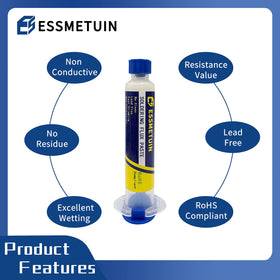 Essmetuin desolder wick no-clean leaves minimal residue after use.