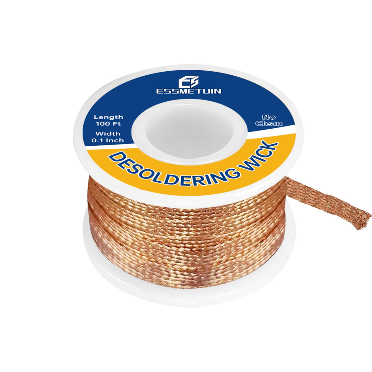 Essmetuin solder wick braid 100ft for precise PCB desoldering.