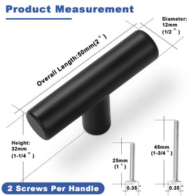 Estmoon included screws image highlights quick installation with two sizes.