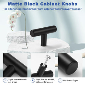 Estmoon knob side profile demonstrates 1-1/4 inch projection for comfortable grip.