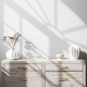 Estmoon 3 inch pulls create a warm metallic accent for cabinets