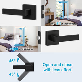 Estmoon door lever electroplated surface demonstrates strong adhesion and long-lasting appearance.