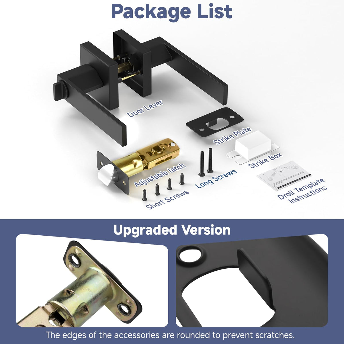 Estmoon easy-install hardware kit with screws and instructions for fast setup.
