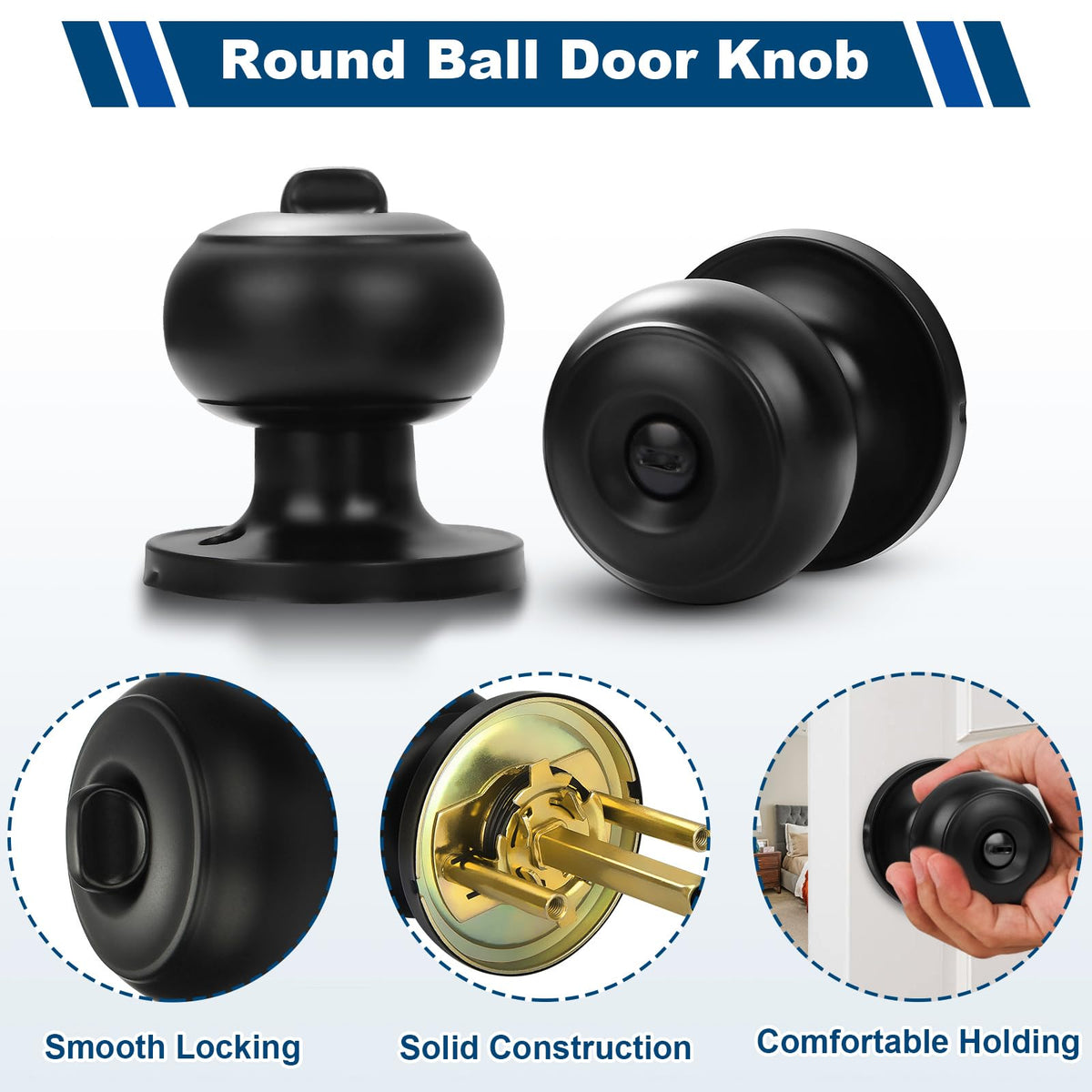 Estmoon external emergency unlock works with a coin or screwdriver.