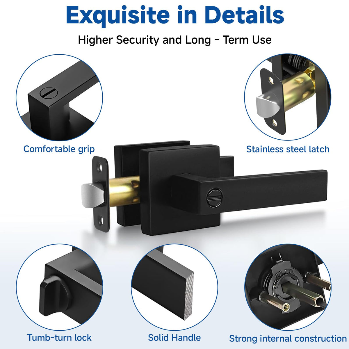 Estmoon lever-installation-kit demonstrates quick DIY setup for bedrooms and bathrooms.