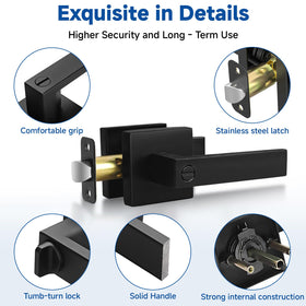 Estmoon lever-installation-kit demonstrates quick DIY setup for bedrooms and bathrooms.