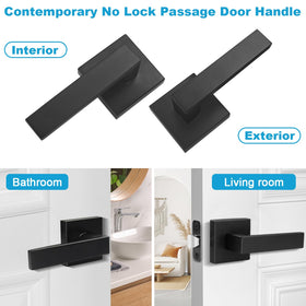 Estmoon non-locking leverset ideal for closets and hallways in busy spaces.