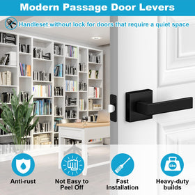 Estmoon reversible left-right door handle for flexible installation.