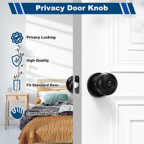 Estmoon reversible knob works on both left- and right-handed doors.