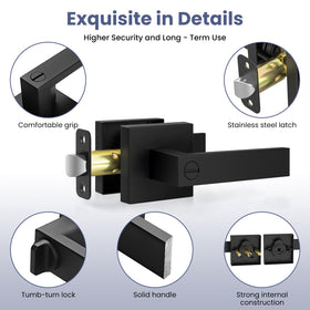 Estmoon interior knob delivers silent operation with near-zero noise.