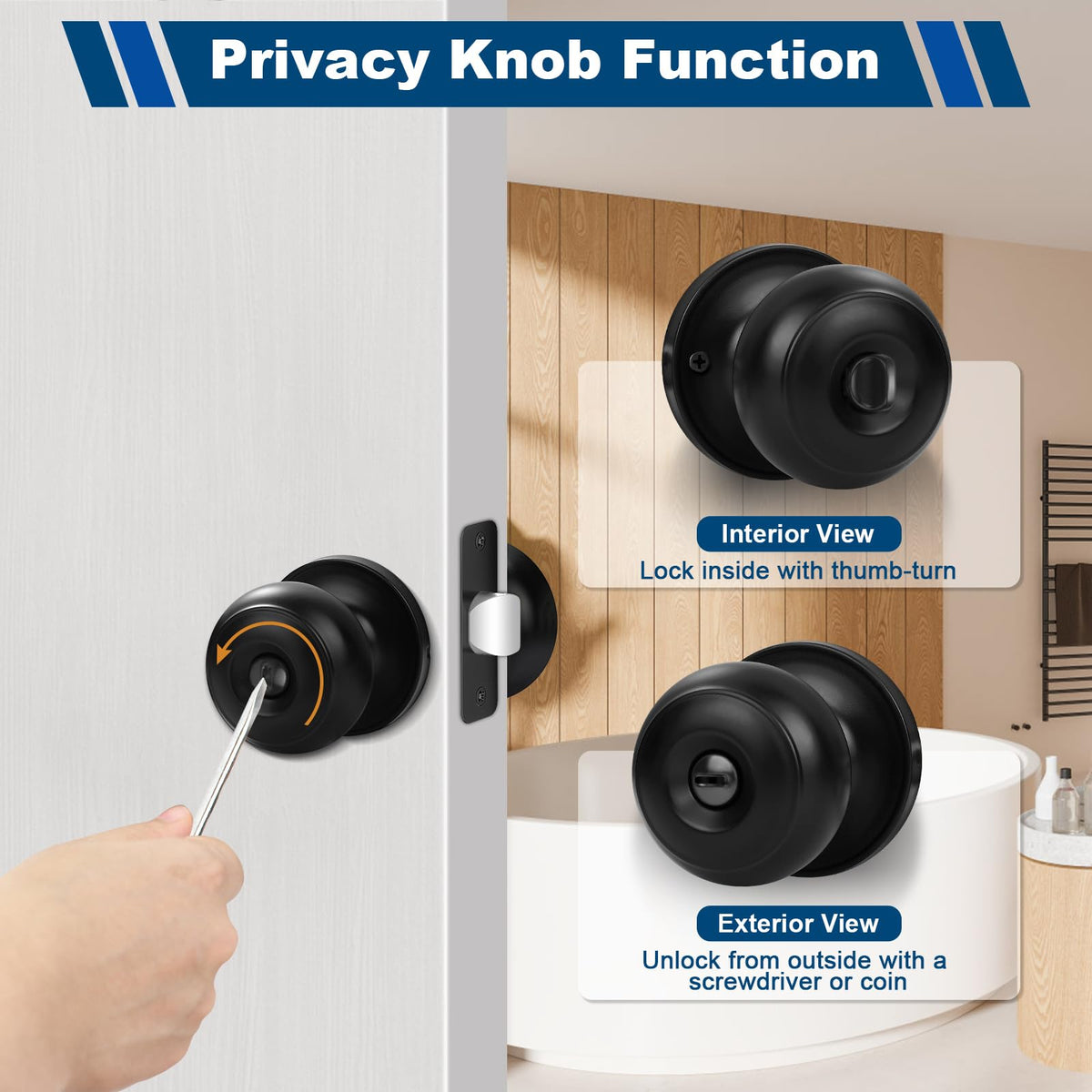 Estmoon stainless steel matte finish resists corrosion and wear.