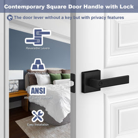 Estmoon 10-pack provides ready privacy hardware for multiple rooms.