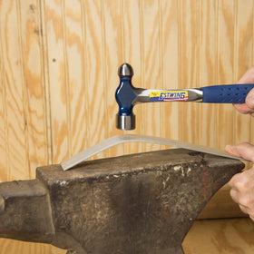 Estwing Ball Peen Hammer with seven weight options supports precise control.
