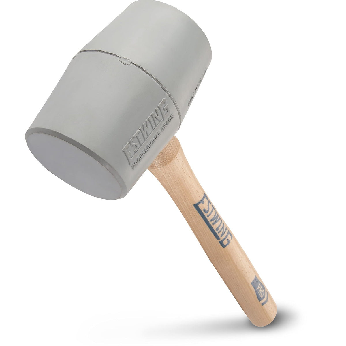 Estwing Deadhead Rubber Mallet 18 oz with 2.5 inch face for surface-protecting, precise blows.