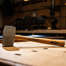 Estwing Deadhead bounce-resistant head minimizes rebound for smoother hammering.