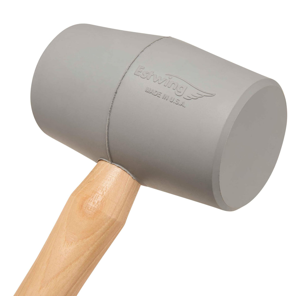 Estwing Deadhead rubber head prevents marring during delicate assembly tasks.