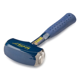 Estwing drill hammer with Shock Reduction Grip reduces vibration during impact.
