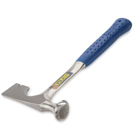 Estwing drywall hammer featuring shock reduction grip for comfortable impact.