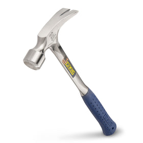Estwing framing hammer long handle provides extra leverage for precise framing work.