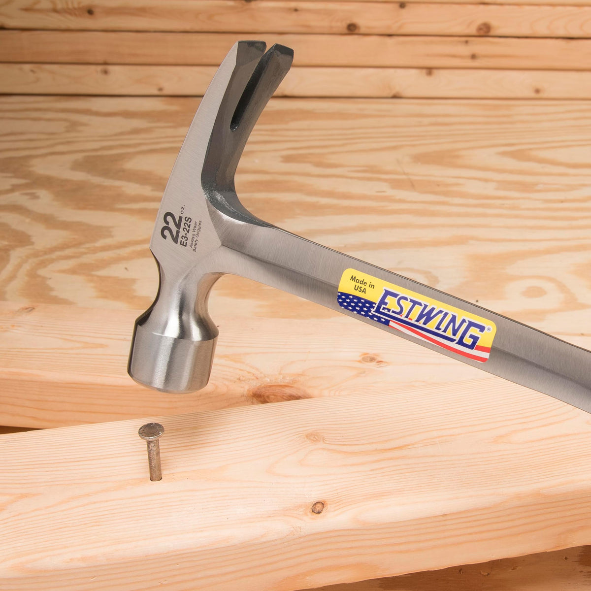 Estwing framing hammer made in USA demonstrates trusted craftsmanship