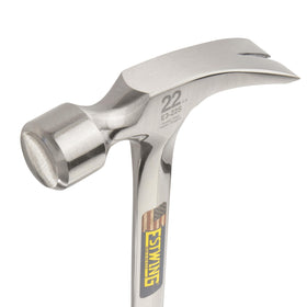 Estwing hammer featuring Shock Reduction Grip reduces vibration for comfort