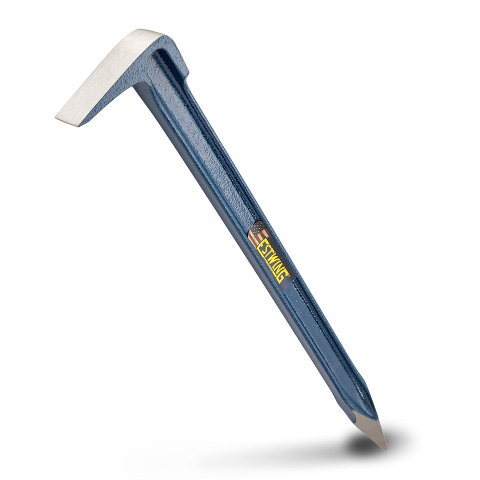 Estwing Gad Pry Bar 18-inch with chisel end for heavy prying and lifting rocks.