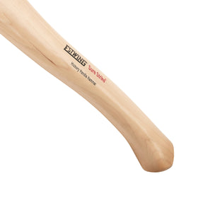 Estwing genuine hickory handle offers lightweight, comfortable grip for extended use.