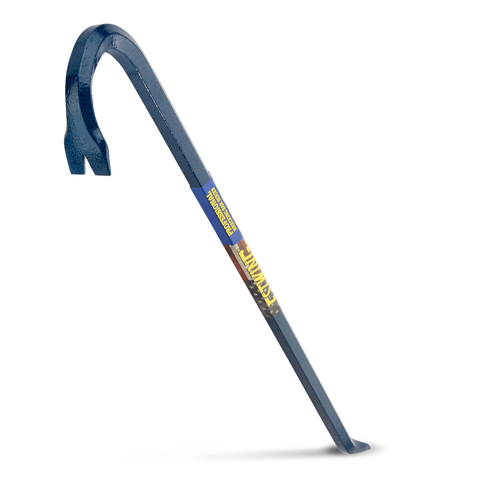 Estwing Gooseneck Wrecking Bar 30 angled-chisel end for prying and lifting with control