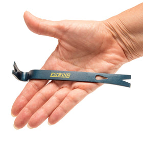 Estwing Pry Bar Set helps with nail removal and board prying.