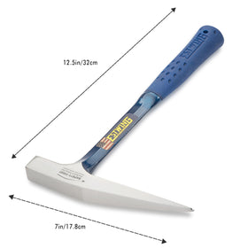 Estwing Rock Pick 13 oz with pointed tip for crack opening.