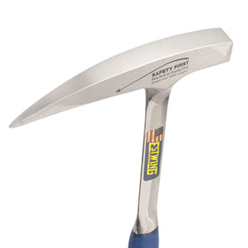 Estwing Rock Pick 22oz shock reduction grip for comfortable, low-vibration work.