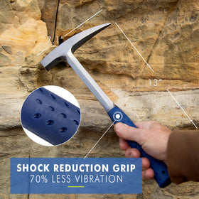 Estwing E3-22P rock pick square face for chiseling and cracking