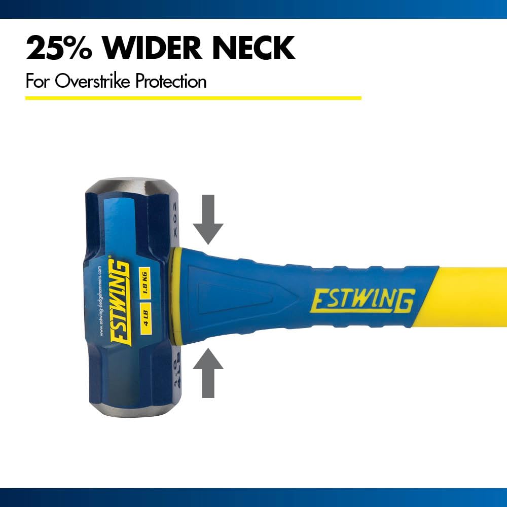Estwing stone and concrete demolition tool for breaking and shaping surfaces