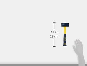 Estwing Sure Strike beveled faces on the head enable clean contact.