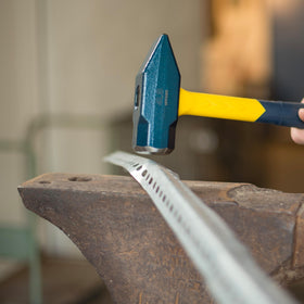 Estwing Sure Strike in workshop use for blacksmithing tasks