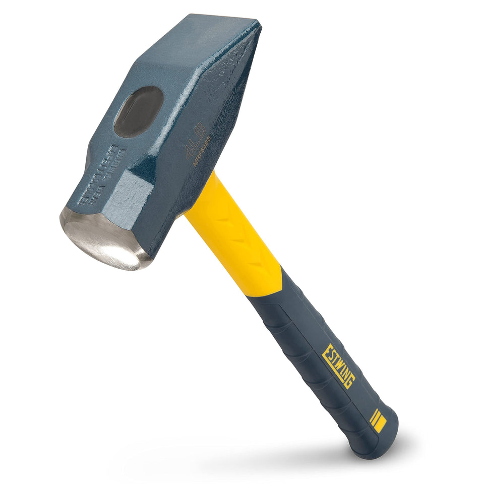Estwing Sure Strike hammer head detail shows forged steel precision for metalwork