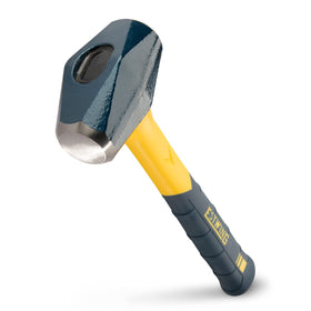 Estwing Sure Strike head close-up shows forged steel construction for durability.