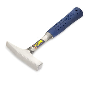 Estwing Tinner's Hammer 18 oz side view showing patented shock reduction grip reduces vibration.