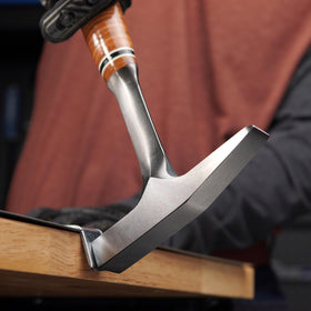 Estwing Tinner's Hammer used in HVAC installations for precise fittings.