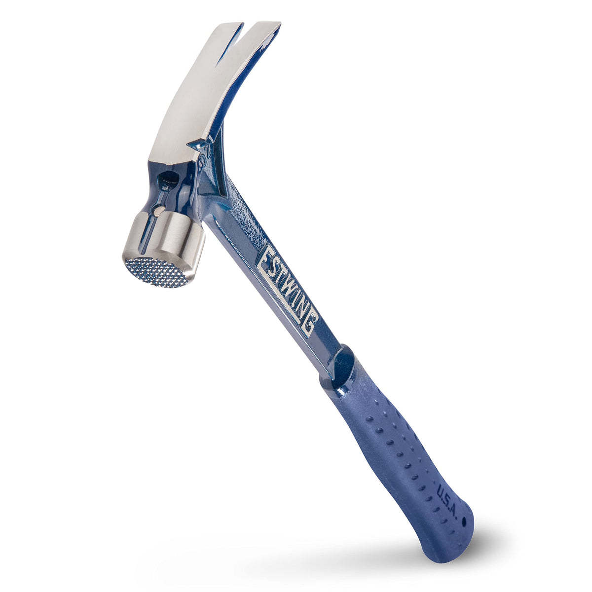 Estwing Ultra Series hammer with magnetic nail starter for faster nailing on site