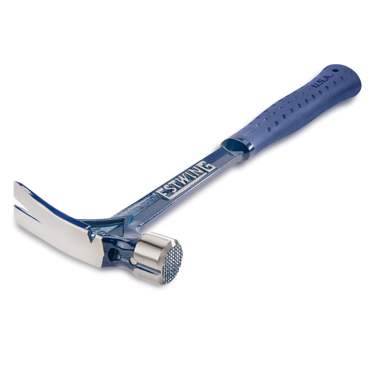 Estwing Ultra Series hammer with rip claw and milled face for prying and demolition