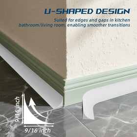 ESUFEIR silicone-caulk-strip-tape provides durable sealing for baths and kitchens